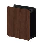 傘立て アンブレラスタンド 収納 ラック 幅400cm 差込口8個 8本収納可能 スチール製 茶 黒 リバーシブル UT-1127