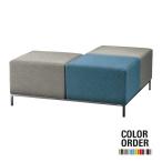 ベンチ ロビーチェア ロースツール スツールベンチ L字型 業務用店舗用家具 brick-l