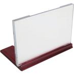 ミツヤ　Ｕ型カード立中　赤　Ｍ１７２０５