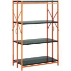 TRUSCO одним движением подставка W915X450XH1368 4 уровень чёрный X orange 