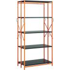 TRUSCO одним движением подставка W915XD450XH1805 5 уровень чёрный X orange 