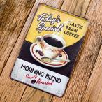 アメリカンブリキ看板 アメリカン 看板 プレート ブリキ ヴィンテージ風 レトロ調 コーヒー COFFEE M027