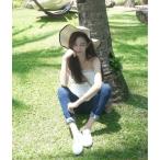 ショッピング麦わら帽子 麦わら帽子 帽子 ハット レディース  リボン付