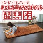 電気マット 寝袋 あったか寝ころんぼマット(キャメル)電気敷布 防寒寝袋 シュラフ 電気毛布 椙山紡織 SB-NM903-CA