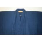 .11075 шелк .. тканый шелковый креп style мужчина кимоно перо тканый .66 длина 137К синий индиго лазурит олень шерсть тканый прекрасный товар 