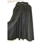 .11292 Hunter манто К черный одноцветный кашемир 100% большой размер покрой новый товар принципиально новый 