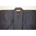 o сделка распродажа .11317шт.@ шелк грязь индиго Ooshima эпонж мужчина кимоно перо тканый .66 длина 135К большой круг черепаха . темно синий действующий товар неношеный 