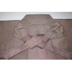 . hakama 11326шт.@ шелк запад . тканый шелковый креп лампа с бумажным абажуром hakama шнур внизу 74К чай коричневый олень шерсть тканый . месяц дождь тканый прекрасный товар редкий размер 