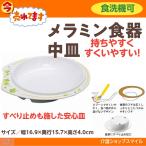 介護 食器 中皿 ハッピー 介援隊 オリジナル 介護用品 父の日 母の日 敬老の日 CUMS45RHPY 介護用品 父の日 母の日 敬老の日　