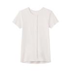 3 минут рукав одним движением внутренний для женщин HW0438 белый M размер Gunze почтовая доставка передний открытие рубашка нижнее белье рубашка 