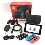 《ジャンク》ニンテンドースイッチ  バッテリー強化モデル ネオンブルー/ネオンレッド　他モール併売《ゲーム・山城店》◆B138