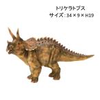 恐竜オブジェシリーズ　トリケラトプス　34×9×H19ｃｍ　置物 ディスプレー オーナメント　リアル　北海道・沖縄・離島出荷不可