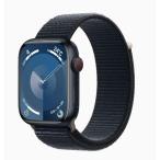 ショッピングapple watch 【新品未開封】Apple Watch Series 9 GPS+Cellularモデル 45mm MRMF3J/A　[ミッドナイトスポーツループ]【即日発送、土、祝日発送】【送料無料】