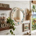  Hawaiian ракушка LAP зеркало 31cm орнамент зеркало Star Fish море раковина Hawaiian интерьер Hawaiian смешанные товары запад набережная пляж house запад набережная способ симпатичный 