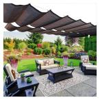  затеняющий экран, шторки от солнца Sale, wave затенитель от солнца Sale складывание тип,2025 выше комплектация скольжение роликовая штора, пергола покрытие Canopy затенитель от солнца anti UV для установка 