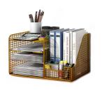 卓上収納ラック 引き出し付き ファ