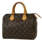 ルイ・ヴィトン Louis Vuitton スピーディ 25 ボストンバッグ 通勤 ハンドバッグ モノグラム ブラウン M41528 レディース 中古