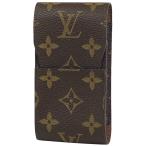 ルイ・ヴィトン Louis Vuitton エテュイ シガレット 煙草入れ 小物入れ タバコケース モノグラム ブラウン M63024 レディース 中古