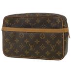 ルイ・ヴィトン Louis Vuitton コンピエーニュ 23 クラッチバッグ 手持ち セカンドバッグ モノグラム ブラウン M51847 レディース 中古