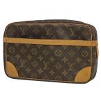 【ジャンク品】ルイ・ヴィトン Louis Vuitton コンピエーニュ 28 クラッチバッグ 手持ち セカンドバッグ モノグラム ブラウン M51845 レディース 中古