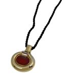 ショッピングHERMES エルメス HERMES パフュームモチーフ ネックレス 香水ボトル ペンダント ネックレス GP ゴールド レッド レディース 中古