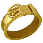  Hermes HERMES гибрид сельдерея и салата -ru кольцо кольцо ремень узор кольцо 20 номер GP Gold женский б/у 