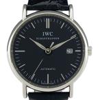 インターナショナルウォッチカンパニー IWC ポートフィノ IW356305 腕時計 SS レザー 自動巻き ブラック メンズ 中古  ラッピング可