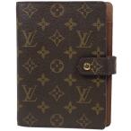 ルイ・ヴィトン Louis Vuitton アジェンダ MM  システム手帳 ビジネス 手帳・ブックカバー モノグラム ブラウン R20105 レディース 中古  ラッピング可