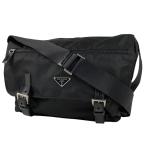 プラダ ロゴプレート メッセンジャーバッグ ショルダーバッグ ナイロン ネロ(ブラック) BT6671 在庫一掃