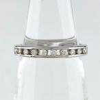 ショッピングPT メレダイヤ デザインリング プラチナ 指輪 リング 12.5号 Pt900 ダイヤモンド レディース 中古  ラッピング可