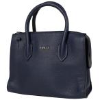 フルラ Furla ロゴ ハンドバッグ 2WAY ショルダーバッグ ハンドバッグ レザー ブルー レディース 中古