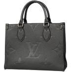 ルイ・ヴィトン Louis Vuitton オンザゴー PM メタリック ハンドバッグ モノグラムアンプラント ガンメタル M12886 レディース 中古