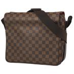 ショッピングダミエ ルイ・ヴィトン Louis Vuitton ナヴィグリオ 斜め掛け ショルダーバッグ ダミエ ブラウン N45255 レディース 中古