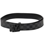 ルイ・ヴィトン Louis Vuitton サンチュール LV イニシアル ベルト ダミエグラフィット ノワール(ブラック) メンズ 中古 ラッピング可