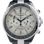 シャネル CHANEL J12 スーパーレッジェーラ H1624 腕時計 セラミック アルミニウム 自動巻き シルバー メンズ 中古 ラッピング可