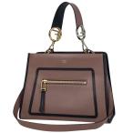フェンディ FENDI ラナウェイ スモール ショルダーバッグ ハンドバッグ ショルダーバッグ レザー ピンク 8BH344 レディース 中古