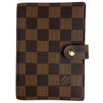  Louis * Vuitton Louis Vuitton Agenda PM органайзер бизнес блокнот * обложка для книги Damier Brown R20700 женский б/у 