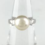 タサキ TASAKI パール デザインリング プラチナ 真珠 指輪 メレダイヤ リング 12.5号 Pt900 ダイヤモンド レディース 中古 ラッピング可