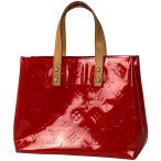 ルイ・ヴィトン Louis Vuitton リード PM トートバッグ エナメル パテント ハンドバッグ モノグラムヴェルニ ルージュ(レッド) M91088 レディース 中古