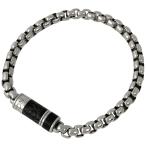 ルイ・ヴィトン Louis Vuitton エクリプス ブレスレット 腕輪 ブレスレット シルバー レザー シルバー レディース 中古