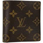 ルイ・ヴィトン Louis Vuitton ポルト ビエ 6 カルト クレディ 札入れ カード入れ 二つ折り財布 モノグラム ブラウン M60929 レディース 中古