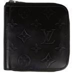 ルイ・ヴィトン Louis Vuitton ポルト ビェ モネ ジップ モノグラム グラセ ラウンドファスナー レザー カフェ M66510 メンズ 中古 ラッピング可
