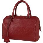 ルイ・ヴィトン Louis Vuitton スピーディ バンドリエール 25 ミニボストン ハンドバッグ モノグラムアンプラント スカーレット M44145 レディース 中古