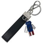 プラダ PRADA ロボットチャーム キーホルダー キーリング キーホルダー スチール サフィアーノレザー ネロ(ブラック) 2PP040 レディース 中古