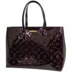 ルイ・ヴィトン Louis Vuitton ウィルシャー MM ハンドバッグ エナメル トートバッグ モノグラムヴェルニ アマラント M91645 レディース 中古