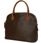 セリーヌ CELINE マカダム柄 ハンドバッグ 2WAY ショルダーバッグ ハンドバッグ コーティングキャンバス ブラウン レディース 中古