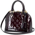 ルイ・ヴィトン Louis Vuitton アルマ BB 2WAY ショルダーバッグ エナメル ハンドバッグ モノグラムヴェルニ アマラント M91678 レディース 中古