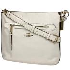 コーチ COACH ロゴ ショルダーバッグ 斜め掛け ショルダーバッグ レザー オフホワイト F34823 レディース 中古