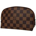 ルイ・ヴィトン Louis Vuitton ポシェット コスメティック メイク コスメ 化粧ポーチ ダミエ ブラウン N47516 レディース 中古