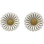 ジョージジェンセン Georg Jensen デザイン イヤリング フラワー デイジー イヤリング GP ゴールド レディース 中古 ラッピング可